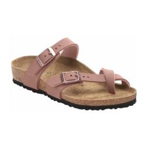 Slipper Birkenstock Kids Mayari Birko-Flor Nubuck Pink Clay Narrow-Schoenmaat 37