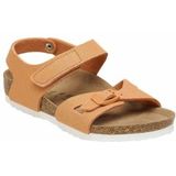 Sandaal Birkenstock Kids Colorado Rivet Logo Textile Vegan Canvas Papaya Narrow-Schoenmaat 34