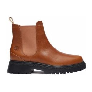 Timberland - Cambria Valley Mid Chelsea Boot - Rust Full Grain - Enkellaars