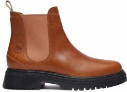 Timberland - Cambria Valley Mid Chelsea Boot - Rust Full Grain - Enkellaars