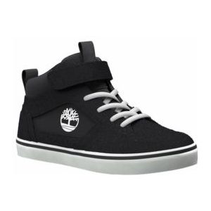 Timberland - Stone Jump Mid Hook & Loop Sneaker - Black Suede - Sneakers