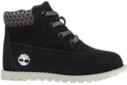 Timberland - Pokey Pine Mid Lace Up With Zip Boot - Zwart Suède - Veterboots