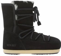 Moon Boot - MB EVX Boot Suede / Shearling - Snowboots - Zwart