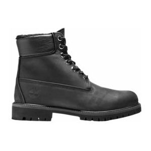 Timberland Men 6 inch Premium Fur Lined Black-Schoenmaat 40