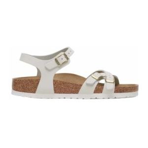 Sandaal Birkenstock Women Kumba Nubuck Leather Antique White Narrow-Schoenmaat 38