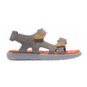 Timberland Youth Perkins Row 2-Strap Medium Grey-Schoenmaat 30,5