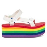 Teva - Flatform Universal - Sandaal - Wit - Gerecycled Materiaal - Speciale Pride Editie