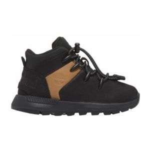 Timberland Junior Sprint Trekker Mid Black Nubuck W Wheat-Schoenmaat 36