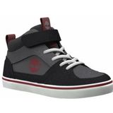 Timberland - Stone Jump Mid Hook & Loop Sneaker - Donkergrijs Suède