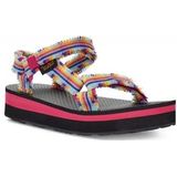 Teva - Midform Fray - Sandalen - Black Multi - Textiel van Gerecycled Plastic