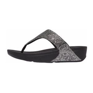 FitFlop Women Lulu Toe Post Glitterball Silver-Schoenmaat 37