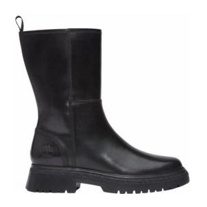 Timberland - Cambria Valley Tall Zip Up Boot - Veterboots - Black Full Grain