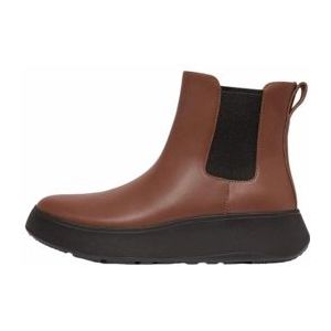 FitFlop F-Mode Leather Flatform Chelsea Boots BRUIN