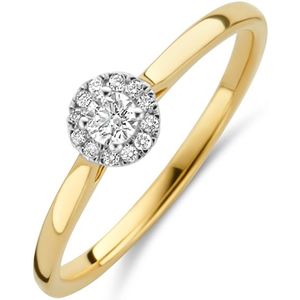 Blush diamonds ring met 0.15ct diamant maat 54