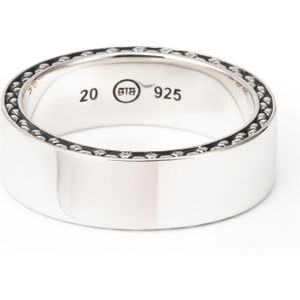 Buddha to buddha george smooth ring silver