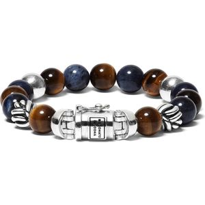 Buddha to buddha spirit bead mix sodalite tigereye armband 23 cm