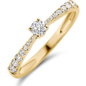 Blush diamonds ring met 0.33ct diamant maat 54