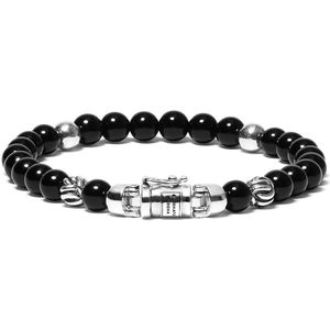 Buddha to buddha spirit bead mini onyx armband 18 cm