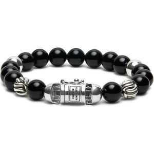Buddha to buddha spirit bead onyx armband 19 cm