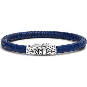 Buddha to buddha ellen leather bracelet navy