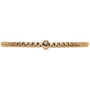Fope gioielli flex'it eka essentials 18 karaats geelgouden armband met diamant maat lbr730-g-bbr-l