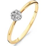 Blush diamonds ring met 0.11ct diamant maat 54