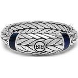 Buddha to buddha ellen stone ring silver tigereye navy