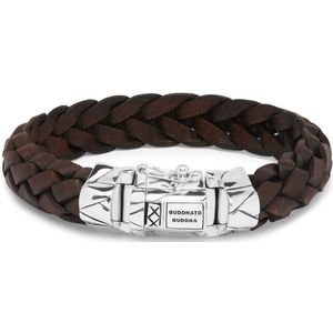 Buddha to buddha mangky leather bracelet brown