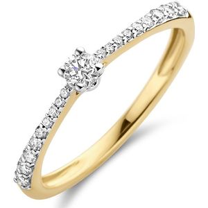 Blush diamonds ring met 0.20ct diamant maat 54