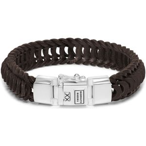 Buddha to buddha lars leather bracelet brown