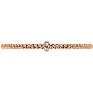 Fope gioielli flex'it prima essentials 18 karaats roségouden armband met diamant maat s