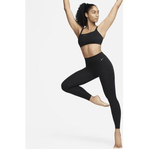 Nike Zenvy Legging met volledige lengte en iets ondersteunende hoge taille voor dames - Zwart