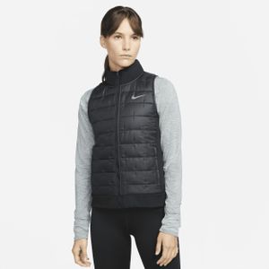 Nike Therma-FIT Hardloopbodywarmer met synthetische vulling voor dames - Zwart