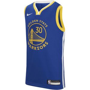 Warriors Icon Edition Swingman Nike NBA-jersey voor kids - Blauw