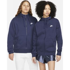 Nike Sportswear Club Fleece Hoodie met rits voor heren - Rood