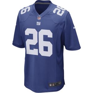 NFL New York Giants (Saquon Barkley) American-football-wedstrijdjersey voor heren - Blauw