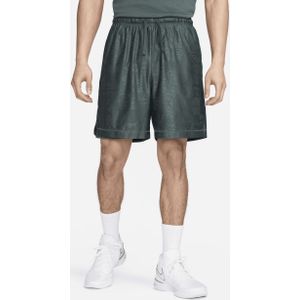 Nike Standard Issue omkeerbare basketbalshorts met Dri-FIT voor heren (15 cm) - Wit