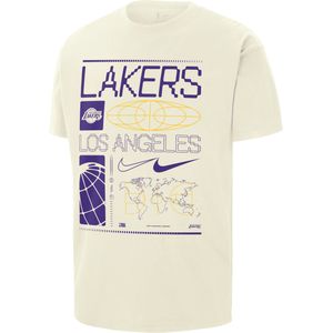Los Angeles Lakers Max90 Nike NBA T-shirt voor heren - Wit