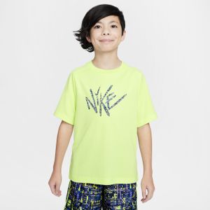 Nike Multi jongenstop met Dri-FIT en korte mouwen - Geel