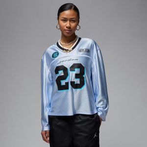 Jordan damestop van jersey met lange mouwen - Blauw