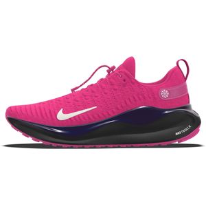 Nike InfinityRN 4 By You custom hardloopschoenen voor dames (straat) - Roze