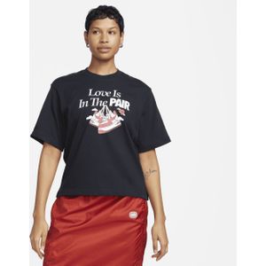 Nike Sportswear T-shirt met recht design voor dames - Roze