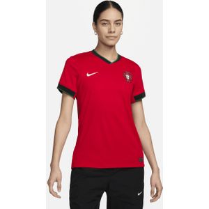 Portugal (herenelftal) 2024/25 Stadium Thuis Nike Dri-FIT replica voetbalshirt voor dames - Rood