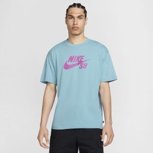 Nike SB Skateshirt met logo voor heren - Blauw