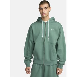 Nike Solo Swoosh Hoodie met rits voor heren - Groen