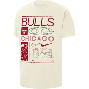 Chicago Bulls Max90 Nike NBA T-shirt voor heren - Wit