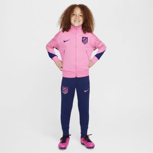 Atlético Madrid Strike Derde Nike Dri-FIT knit voetbaltrainingspak voor kids - Roze