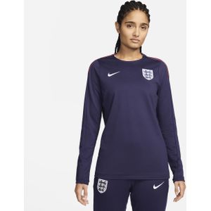 Engeland Strike Nike Dri-FIT voetbaltop met ronde hals voor dames - Paars