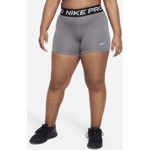Nike Dri-FIT One Meisjesshorts (ruimere maten) - Grijs