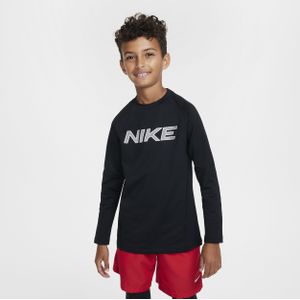 Nike Pro Warm Dri-FIT trainingstop met lange mouwen voor jongens - Zwart